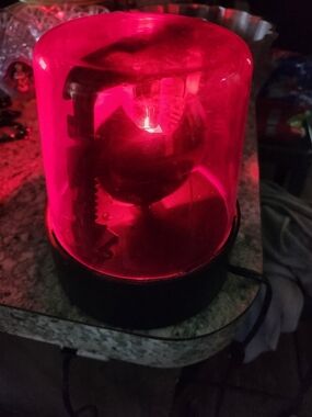 Vintage RADIO SHACK Rotating Party Beacon Light